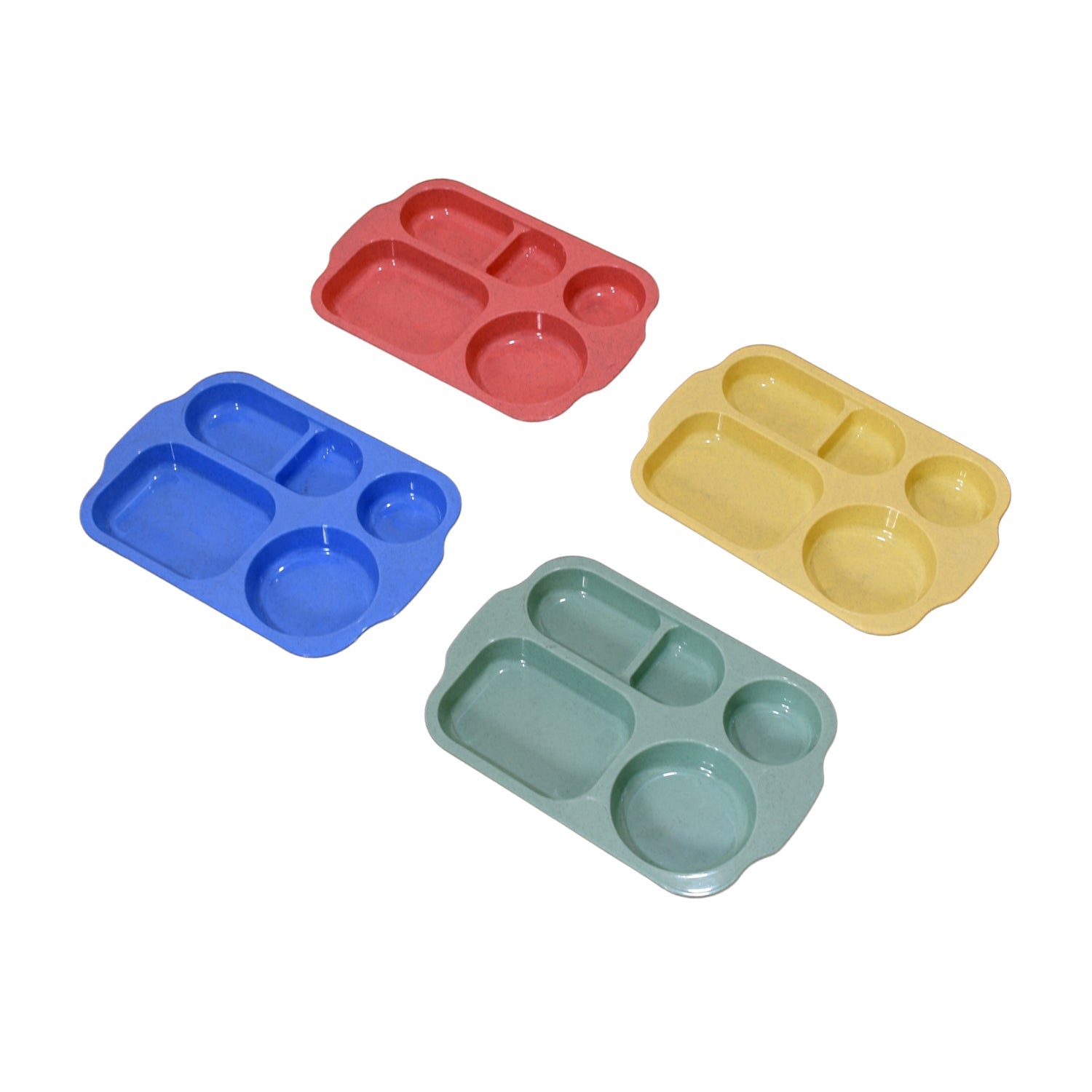 5963 Divided Plates, 5 Compartments 32 CM Split Plates, Shatterproof Separating Plates For Kids And Adults, Microwave and Dishwasher Tableware Set, Multi-Colour, Modern (4 Pc Set) 5963 Divided Plates, 5 Compartments 32 CM Split Plates, Shatterproof Separating Plates For Kids And Adults, Microwave and Dishwasher Tableware Set, Multi-Colour, Modern (4 Pc Set)